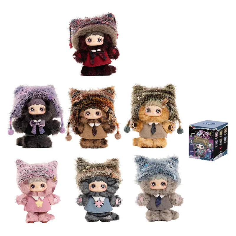 TOPTOY] MayMei Kitten Academy Series Plush Doll Blind Box- Cute