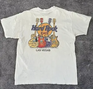 Vintage 90s Guitar Design Graphic T Shirt Streetwear Tee Trending Retro Vibe Daily Essential Unisex Outfit