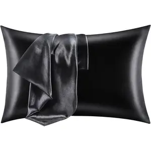 Silk Satin Pillowcase Set of 2: Soft for Hair & Skin, Wrinkle Resistance