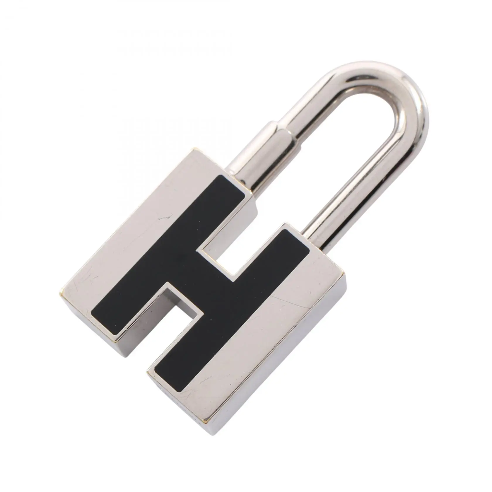Pre-owned HERMÈS Zinc Alloy Small Leather Goods Hermes Cadena H Motif Accessory