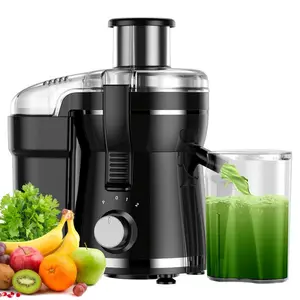 500W Centrifugal Juicer Machine – 3 Inch Wide Feed Chute for Whole Fruits & Vegetables, Dual Speed, Easy Clean Stainless Steel Juicer, High Juice Yield