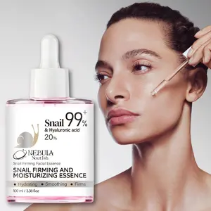 100ML Snail Peptide Facial Serum Hydrating Repair Firming Brightening Moisturizing Soothing Skincare Solution
