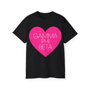 Gamma Phi Beta Tiffany Heart Tees