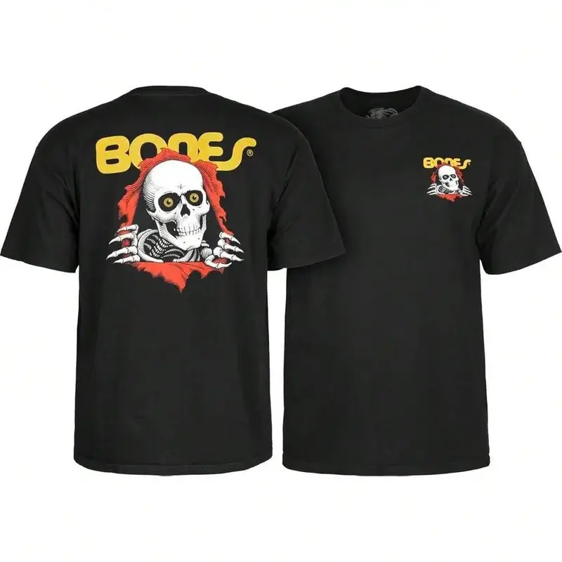 180gPowell Peralta Ripper T-Shirts #   Cotton T-shirt #   Graphic T-shirt #   Men's T-shirt #   Casual Streetwear Top