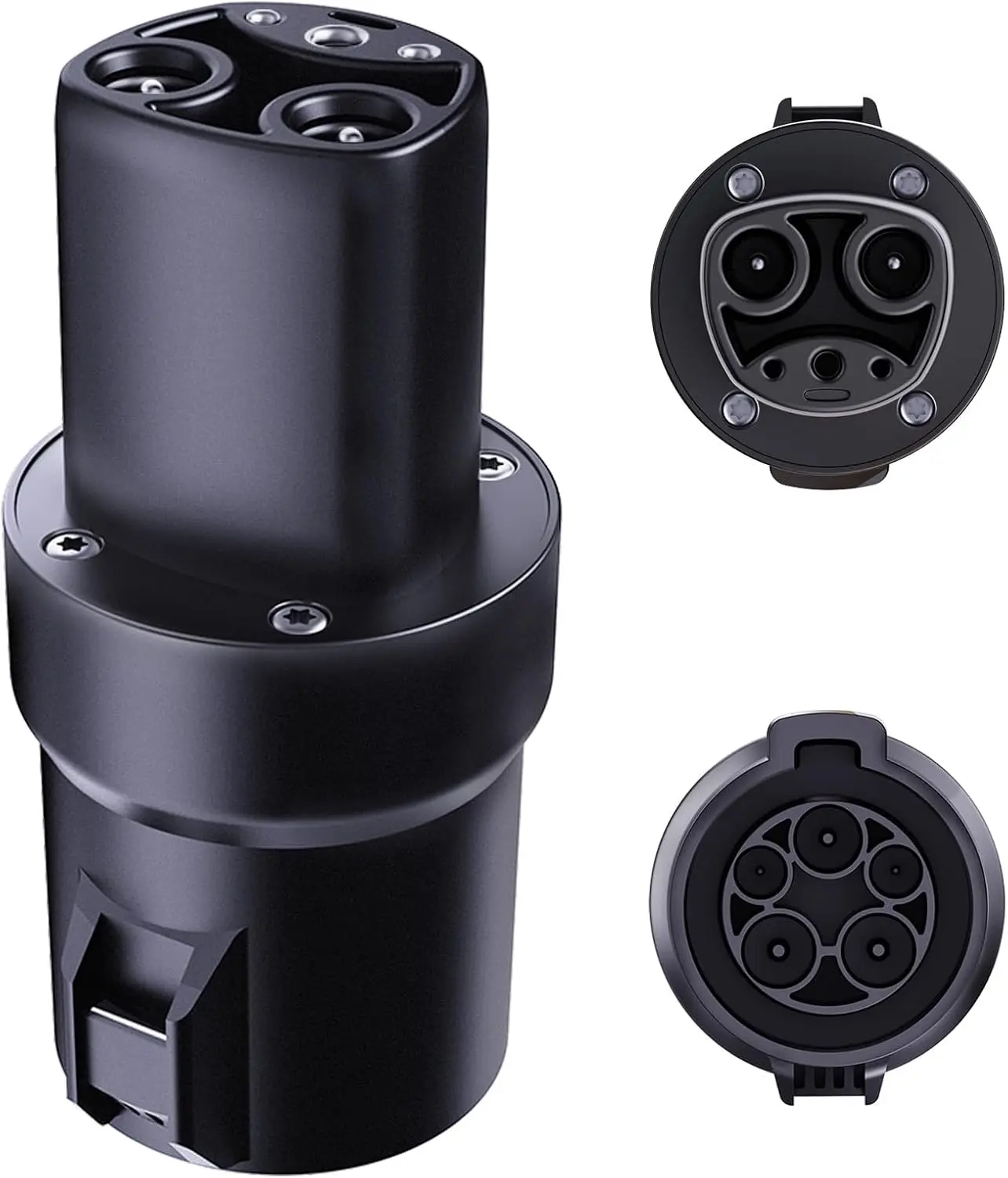 TopAutoGear J1772 to Tesla Fast Charger Adapter Plug - PC Plastic, Fits All Tesla Models, 80A/250V AC, Compatible with Level 1/2 Stations, CCS to NACS Adapter for Model Y/3/X/S & Cybertruck