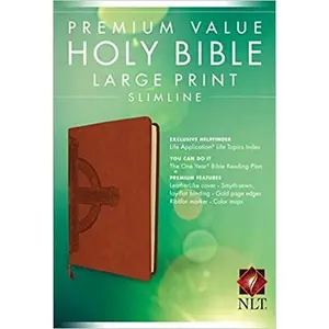 NLT PREMIUM VALUE SLIM BIBLE TAN