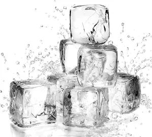 PMLAND Acrylic Ice Cubes 2 Lbs Bag for Photography Props, Kitchen Table Decoration, Indoor Use, Handmade, Crystal Clear Birthday Utensils