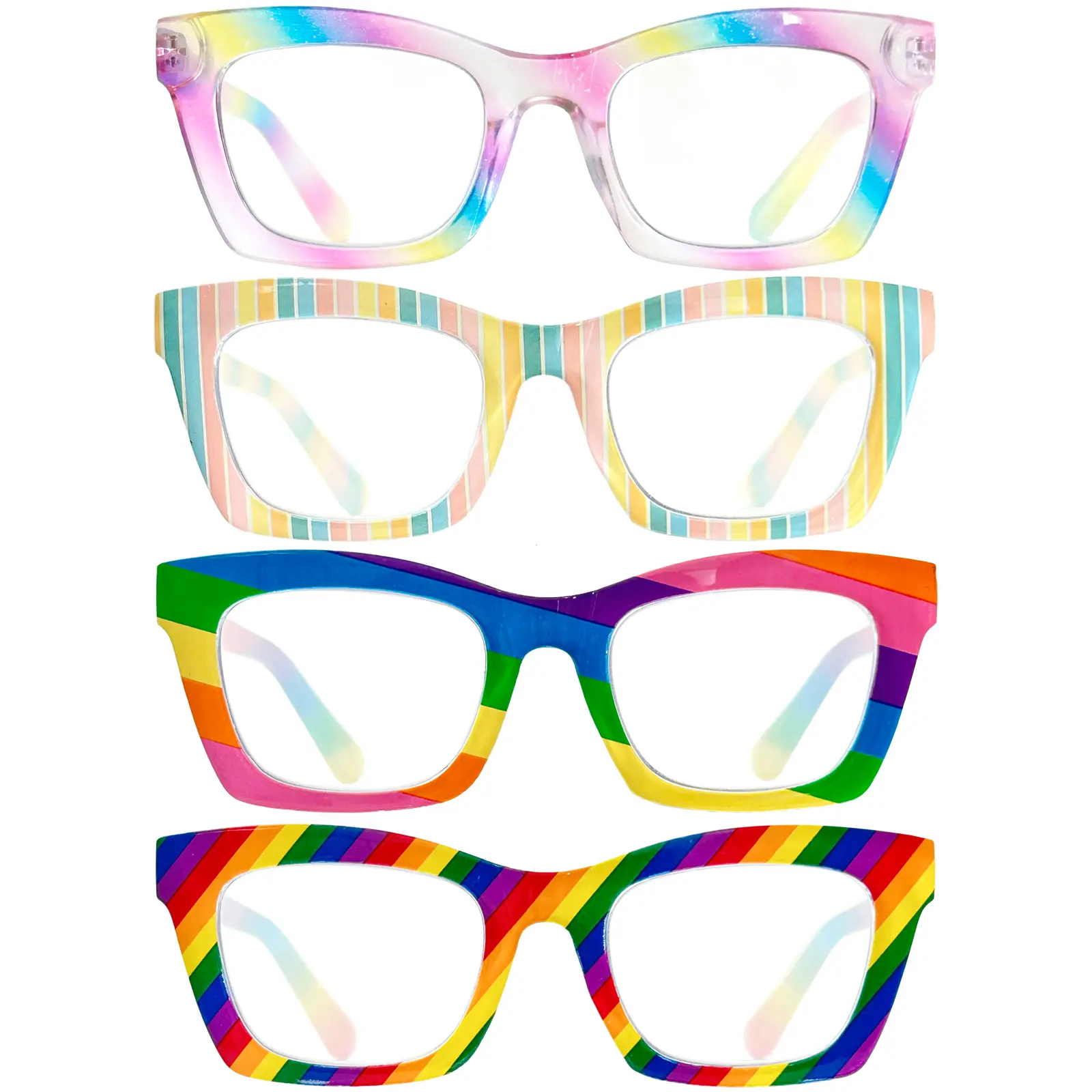ZOECENT Women's Reading Glasses with Blue Light Blocking Stylish Printed Frames with Spring Hinges Degree+1.5 +1.75 +2.0 +2.5
