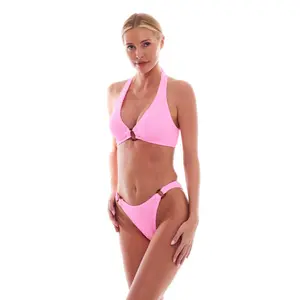 MILAN TORTOISE RING MID COVERAGE BIKINI BOTTOM