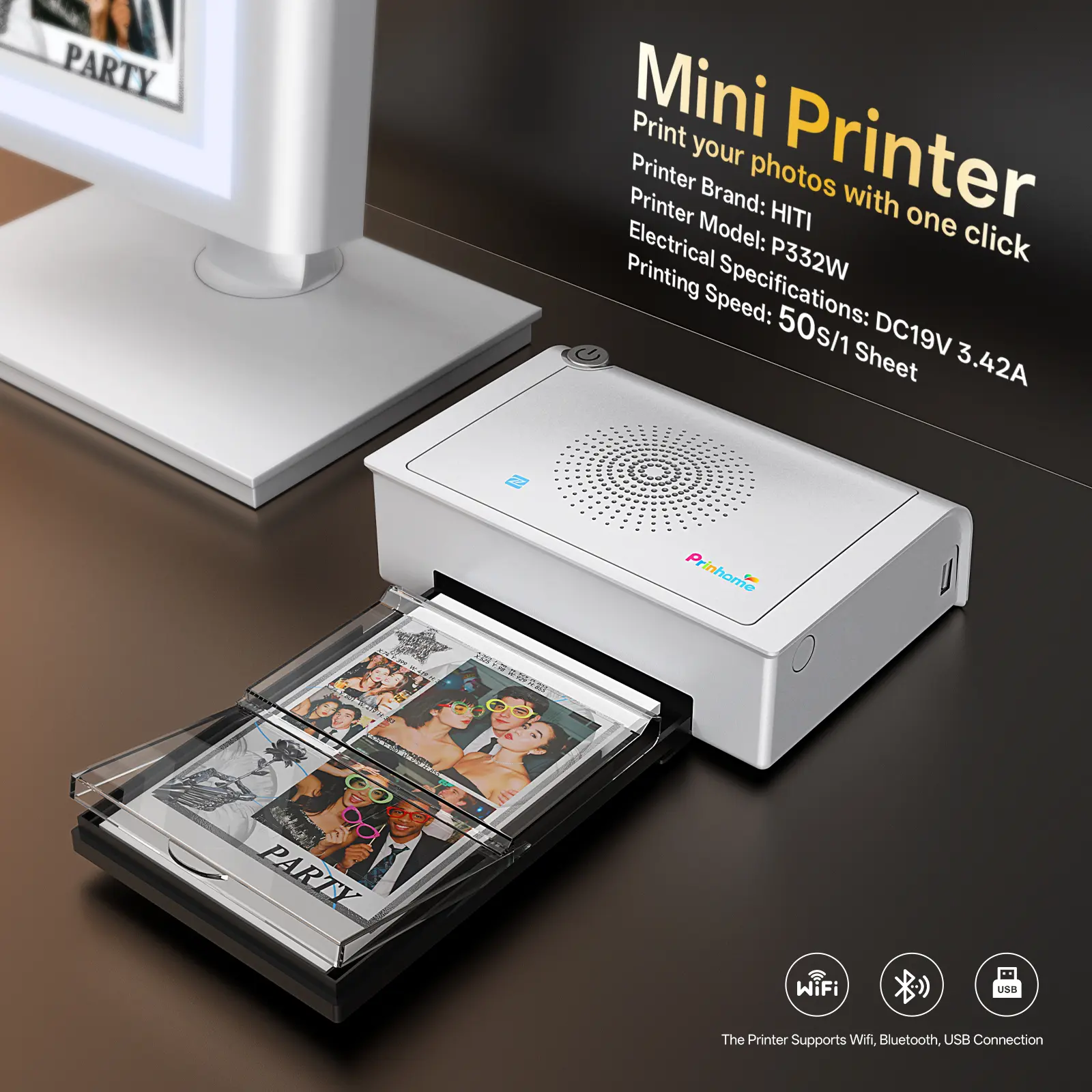 OHYEAHSPIN printer or printing paper for mirror photo booth or photo booth series (120, Printing Paper)