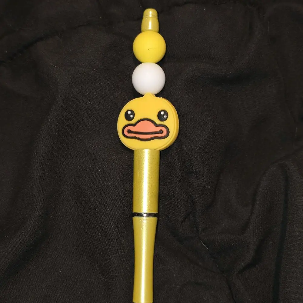 Yellow Duck Pen with Refill - Fun and Colorful Design