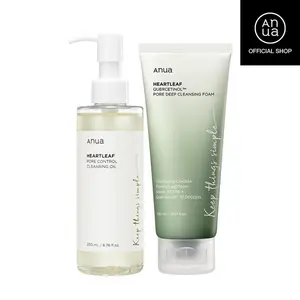 Double Cleanser Duo ANUA- for Facial Cleansing Foam Korean
