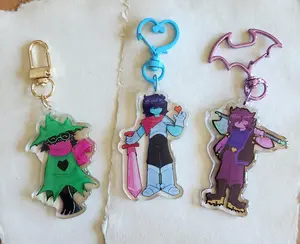 Deltarune Acrylic Keychains (2.5 in)