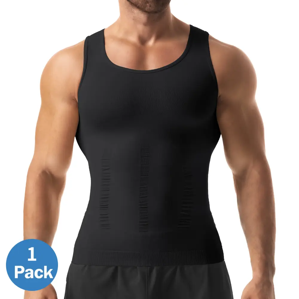 1/2/3/4 Packs Menswear Body Shaper Shapewear Sports Vest Men Compression Shirt Breathable Stretchy Gym Lightweight Tummy Control Tops Suits Soft Fabric Formal Bestie 1/2/3/4 Packs Menswear Body Shaper Shapewear Sports Vest Men Compression Shirt Breathable Stretchy Gym Lightweight Tummy Control Tops Suits Soft Fabric Formal Bestie