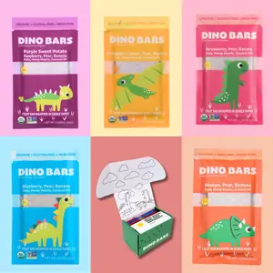 Variety Pack | Try Them All | Organic Mess-Free Kids Fruit Snack Bars