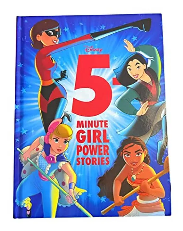 USED Book - 5-Minute Girl Power Stories (Five Below Custom Pub) by Disney Books (Hardcover) - english