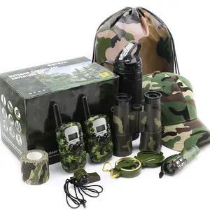 Outdoor Camouflage Adventure Kit with Walkie-Talkies
