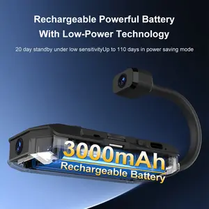 4G Wireless Camera, 3000mAh Rechargeable Battery, Low-Power Tech, 110-Day Standby, Motion Detection, App Control, Cloud & SD Storage, for Pet/Baby/Nanny Surveillance