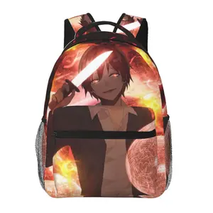 Assassination Classroom School Backpack — large-capacity casual daypack for outdoor sports and office; cartoon Assassination Classroom merch laptop backpack school bag for boys, girls, and gift giving