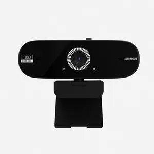 1080P HD Web Camera Auto Focus With Microphone, USB Driver-Free Plug & Play, 360° Rotatable Base, For Desktop Laptop Gaming Live Streaming Video Conference