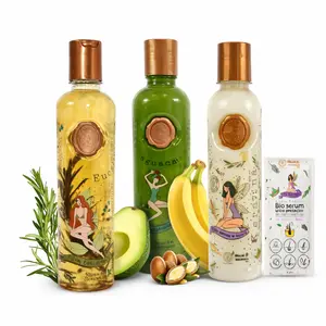 Ritual Botánico Rosemary & Eucalyptus Shampoo + Plex Avocado Treatment + Keratin 250 ML Kit for Hair Repair Frizz Control Smooth Healthy Hair Care