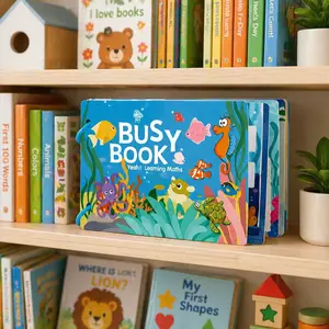 Alphabet Busy Book- 4 Interactive Books