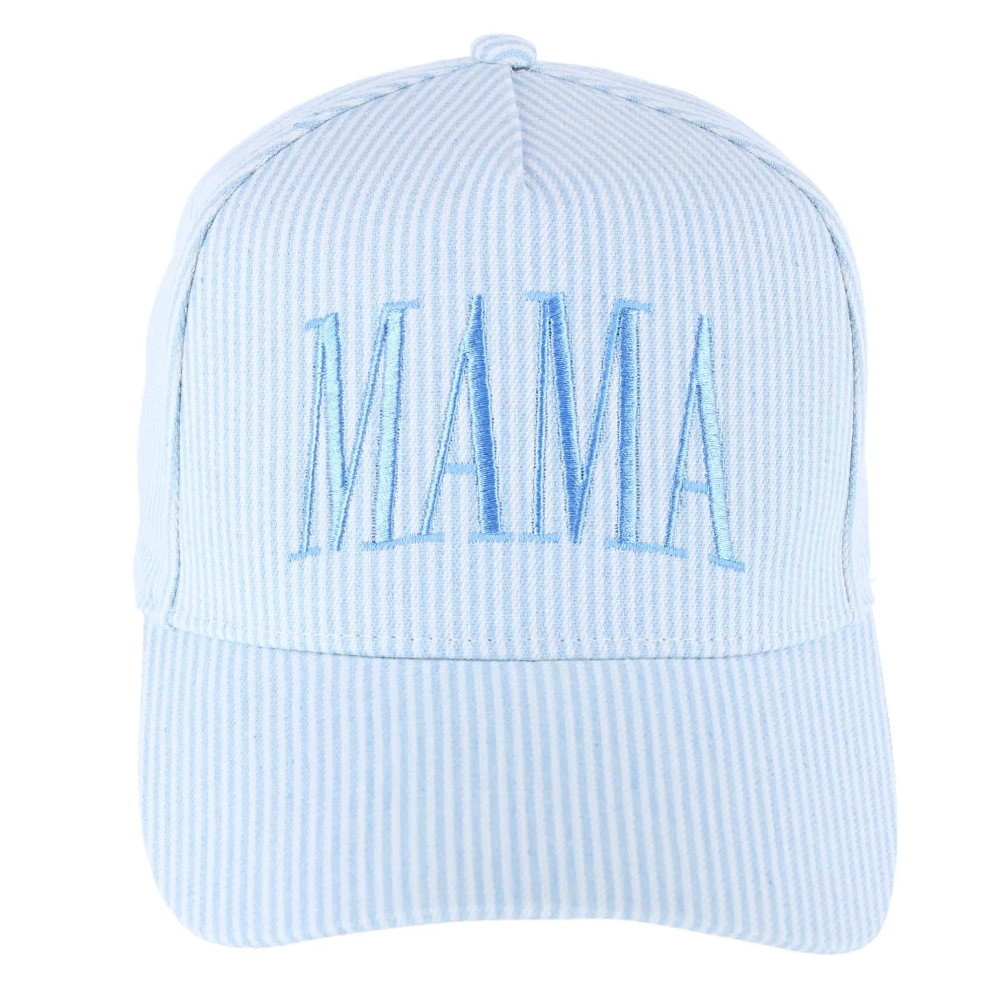 CTM Women's Mama Striped Baseball Cap, Baseball Caps