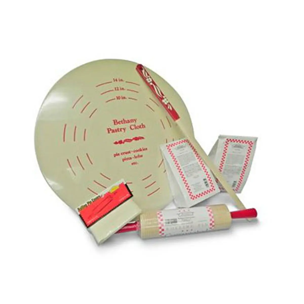 212 MAIN 750 Lefse Accessory Complete Kit, Kitchen Pastry Board with Covers and Corrugated Roll (Bethany Housewares Collaboration)