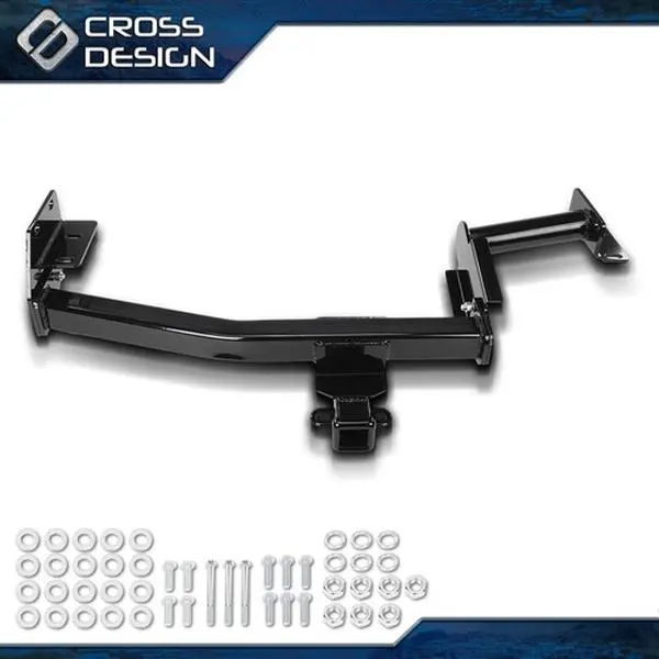 CROSSDESIGN Rustproof Iron Class 3 Towing Trailer Hitch - 2'' Receiver, Compatible with 2020-2025 Hyundai Palisade, Kia Telluride SUVs