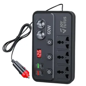 Joytutus fathersdaygift-Car Truck Inverter 12V-24V to 220V with Smart Chip QC3.0 Fast Charging for Laptops Tablets & Phones USB Ports Included Wireless Carplay Adapter tiktokshopspringglowup, Mobile Phone Charger, Phone Charging Accessories outdoor father