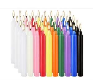 40 Pack Spell Chime Candles-4 Inch Multi-Colored Taper Candles Sticks-for Home Decor Kitchen Decor Wedding Decoration-10 Colours
