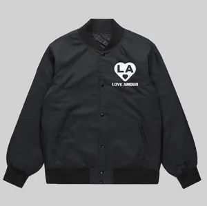 LA 🤍 LOVE AMOUR _College Bomber Jacket