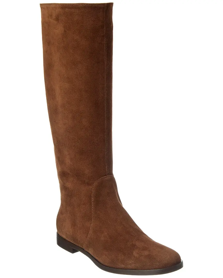 Sergio Rossi Chevallier Suede Knee-High Boot