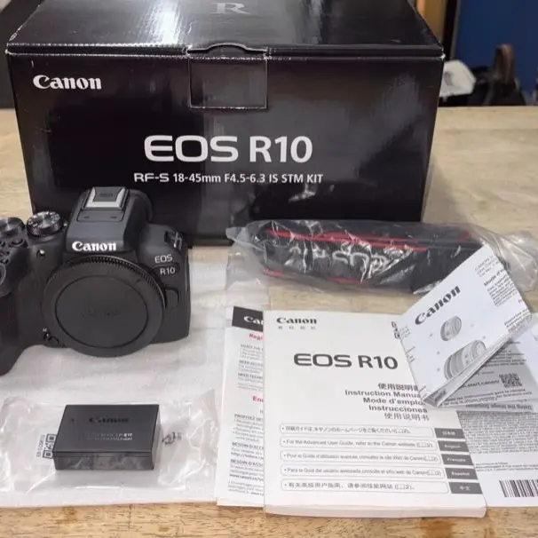 Brand Canon EOS R10 24.2MP Compact APS-C Mirrorless Camera New