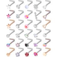 20G(0.8mm) / L-Shaped Nose Studs