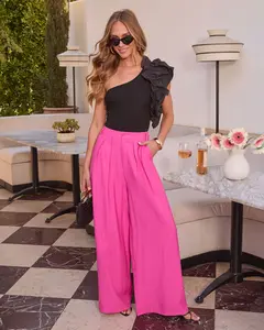 Charlie Wide Leg Trouser Pants