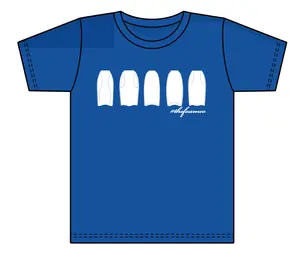 Foam Co: Board Line Up YOUTH T-Shirt: Blue w/ White