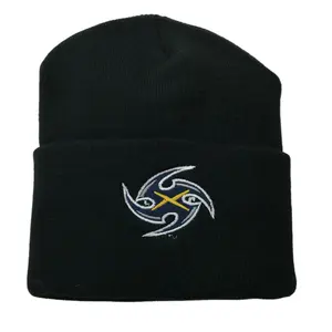 XFL Los Angeles Xtreme Throwback Logo Cuffed Knit Watch Cap Winter Hat Black Beanie
