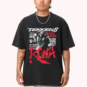 Tekken 8 Retro Arcade Graphic T Shirt Inspired By Competitive Gamer Culture HY3005