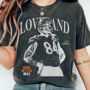 Vintage Colston Loveland Football Comfort Colors Tee, Chicago Good Better Best Sweatshirt, Bears Fan Game Day Shirt