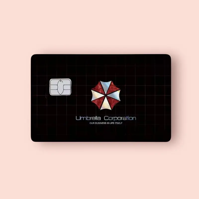 Umbrella Black Credit Card Sticker Debit Skin Decal Cover Waterproof Vinyl Easy To Apply Debit Card Skins Decal