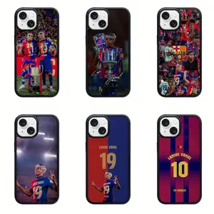 Lamine Yamal 25-26 Season Jersey Phone Case Compatible with iPhone X 11 12 13 14 15 16 & More TPU Shockproof Protection Customizable Design