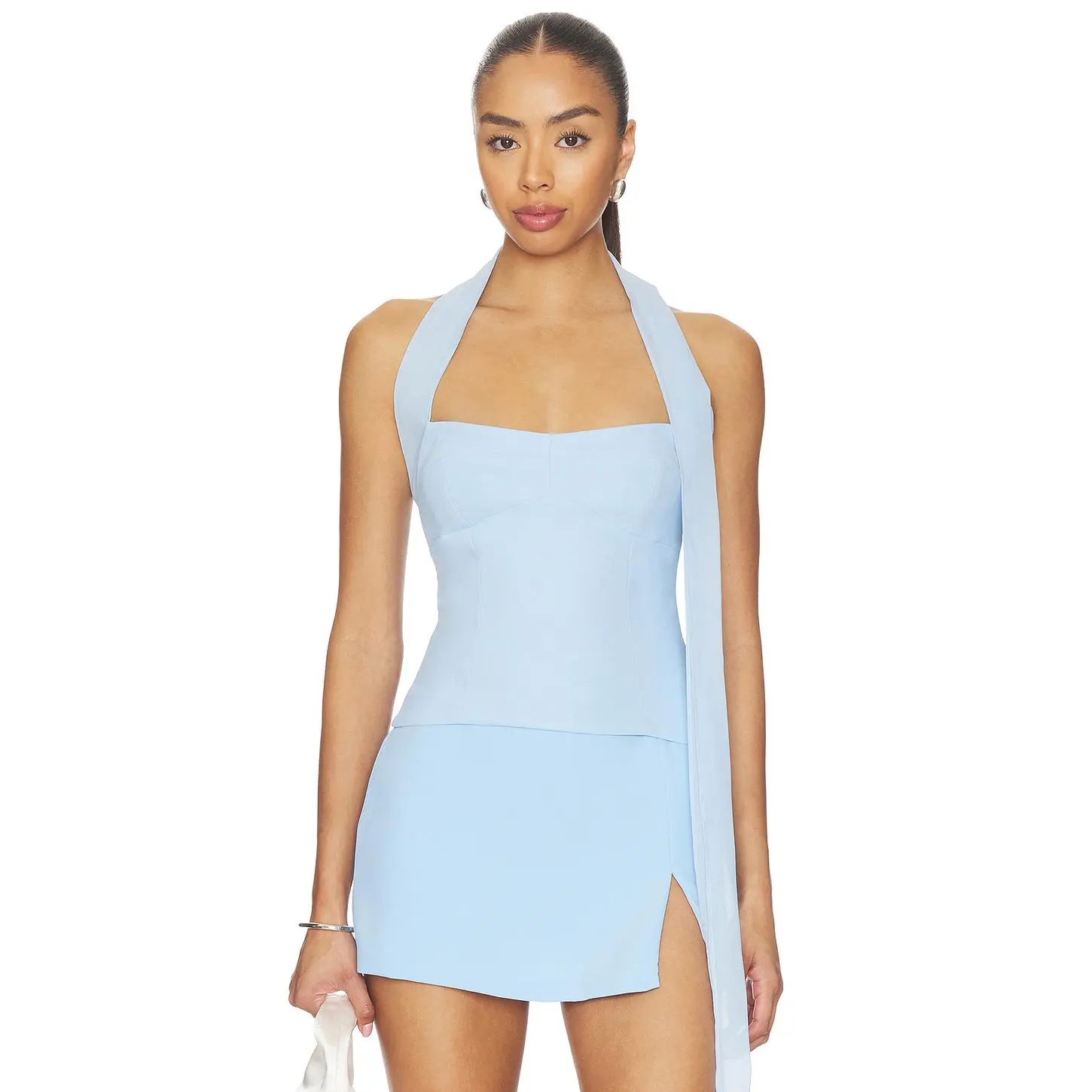 Amanda Uprichard x REVOLVE Olympia Top in Baby Blue