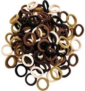 Stop breaking your hair with cheap ties!  This 100pcs seamless hair tie set is a GAME CHANGER for thick hair. No crease, no pull, no damage. African Stretch Headbands
