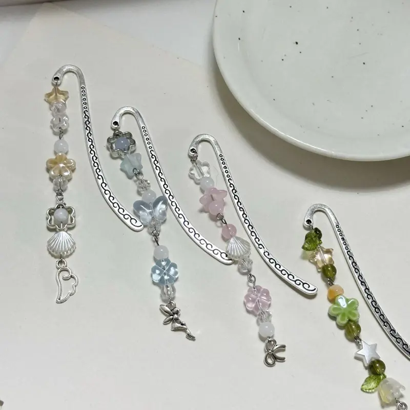 [NEW] Handmade Beaded Bookmark – Cute Book Page Marker