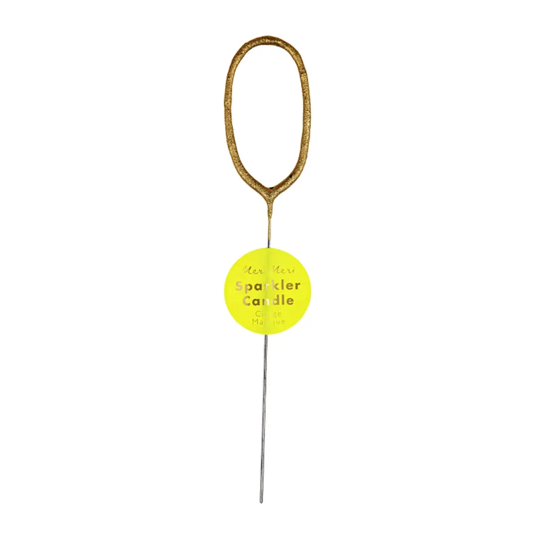 Sparkler Candle "0" (Each)