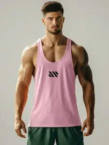 Men's Regular Fit Sports Tank Top, Casual Sporty Breathable Comfortable Fitness Workout Vest for Gym Workout Running, Menswear for Summer