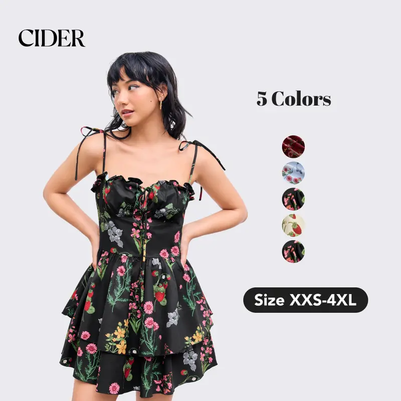 Cider Lace Floral Ruffle Hem Split Maxi Dress - TikTok Shop Cider Lace Floral Ruffle Hem Split Maxi Dress - TikTok Shop