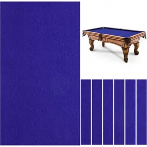 Billiard Tablecloth 8.5 Ft Pool Felt Cloth With 6 Cloth Strips for 8 Foot Indoor Pool Table
