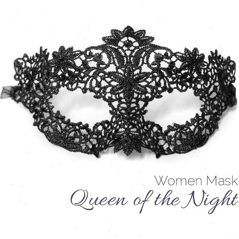 3 Pack Masquerade Masks - Black Lace Mask with Detailed Floral Designs, Golden - Embellished Mask with Fancy Patterns and Black Mask for A Timeless Look - Perfect for Masquerade Parties, Halloween, Carnival and Themed Celebrations